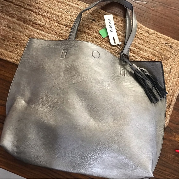 ▪️Pewter/Copper Tote Bag - Picture 1 of 11